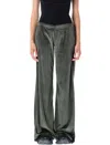 Balenciaga Bistretch Velvet Sweatpants In Brown