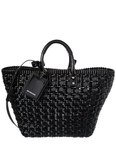 Balenciaga Bistro S Basket Tote In Black