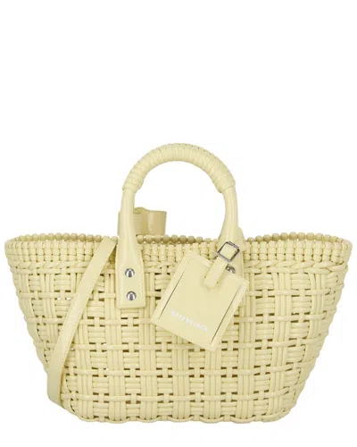 Balenciaga Bistro Xs Basket Tote In Neutral