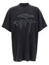 Balenciaga 3d Liquified Effect Cotton T-shirt