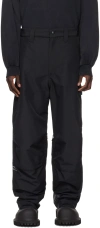 BALENCIAGA BLACK 3B SPORTS ICON CARGO PANTS