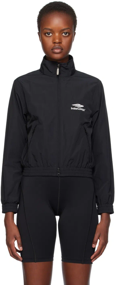 Balenciaga Black 3b Sports Icon Jacket
