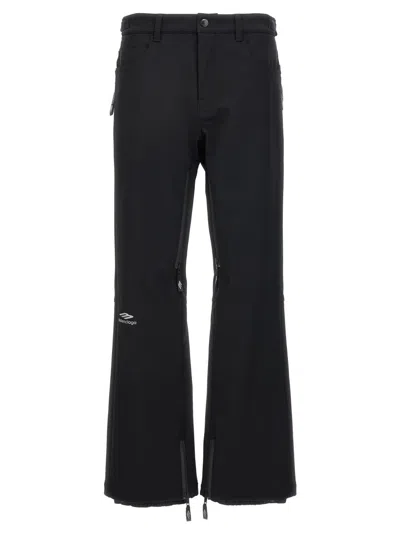 BALENCIAGA BLACK 5-POCKET SKI 3B SPORTS ICON PANTS