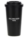 Balenciaga Cylindrical Matte Finish Morning Hour Clutch In Black