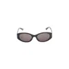 Balenciaga Tuesday Round Frame Glasses In Black