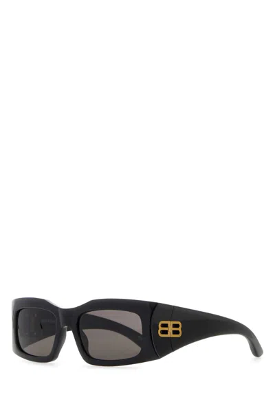 Balenciaga Black Acetate Sunglasses