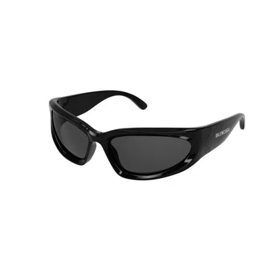 Balenciaga Black Acetate Sunglasses