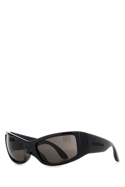 Balenciaga Black Acetate Sunglasses
