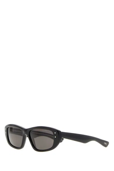 Balenciaga Women Black Rectangular Sunglasses