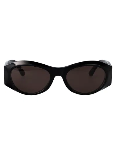 BALENCIAGA BALENCIAGA BLACK ACETATE SUNGLASSES