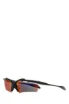 Balenciaga Black Turbo Rectangle Sunglasses