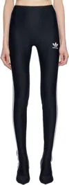 Balenciaga Black Adidas Originals Edition Pantaleggings In Black