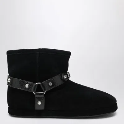 BALENCIAGA BALENCIAGA BLACK ALASKA SOFT ANKLE BOOTS