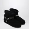 Balenciaga Black Alaska Soft Ankle Boots