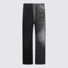 Balenciaga Fifty-fifty Jeans In Black