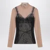Balenciaga Trompe L Il Lingerie Top In Multi