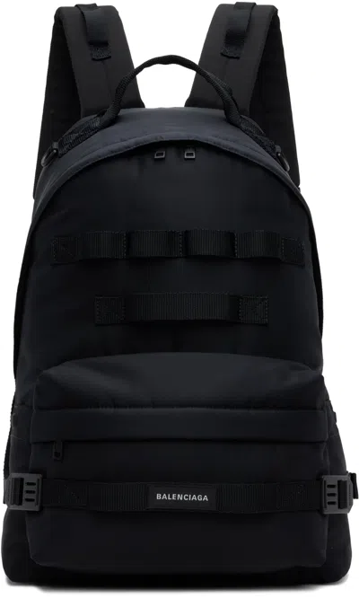 Balenciaga Black Army Medium Multicarry Backpack