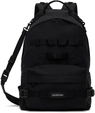 Balenciaga Black Army Medium Multicarry Backpack