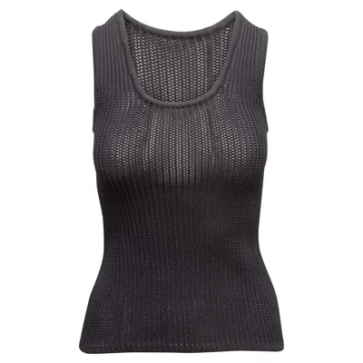 Pre-owned Balenciaga Black  Nylon Knit Tank Top