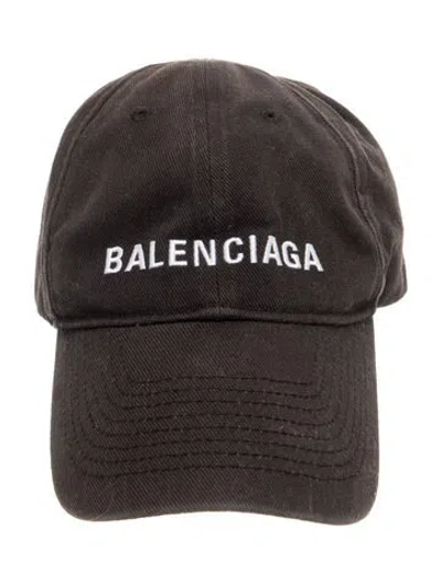 Pre-owned Balenciaga Black Baseball Cap