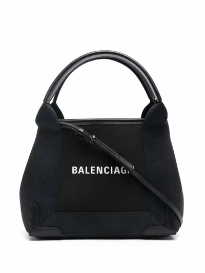 Balenciaga Black Basket Xs Tote Handbag For Women