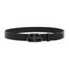 Balenciaga Black Bb Leather Belt In Black