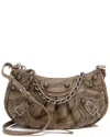 Balenciaga Black Bb Monogram Canvas Le Cagole Mini Crossbody (authentic Pre-  Loved) In Neutral