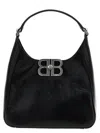 Balenciaga Black Bb Small Shoulder Bag In Black