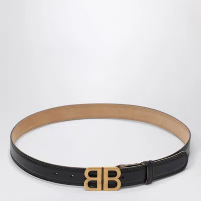 Balenciaga Black Bd Soft Leather Belt