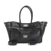 Balenciaga Black Bel Air Carry Tote In Black