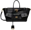 Balenciaga Black Bel Air Small Carry All Bag In 1000 Black