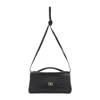 Balenciaga Bel Air Small Clutch With Shoulder Strap In Black