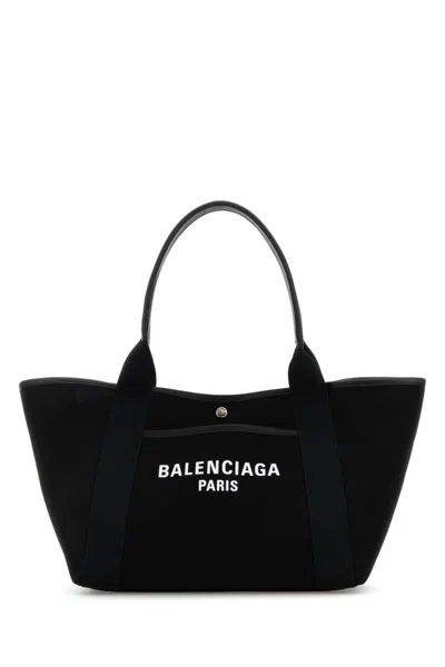 BALENCIAGA BLACK BIARRITZ MEDIUM TOTE
