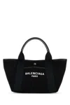 Balenciaga Borsa Shopping Biarritz Media In Tela Nera Donna In Black