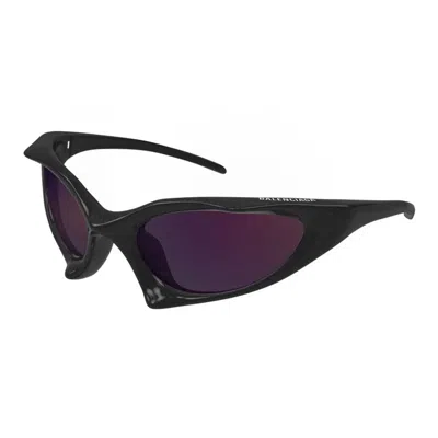 Balenciaga Black-black-grey Injectate Sunglasses
