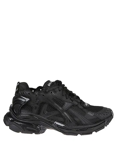 BALENCIAGA MEN BLACK LACE UP SNEAKERS, 9 LUXURY SNEAKERS FOR MEN DARVEYS
