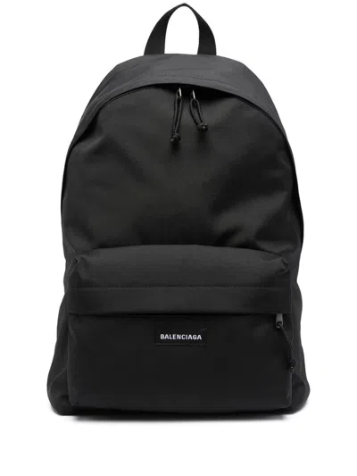 Balenciaga Black Black Solid Backpack