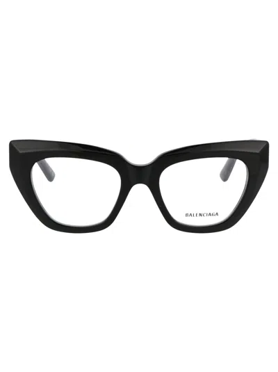 Balenciaga Black Black Transparent Acetate Glasses