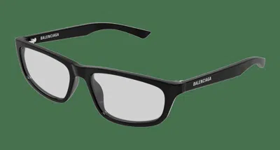 Balenciaga Black-black-transparent Acetate Glasses