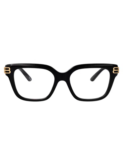 Balenciaga Black-black-transparent Recycled Acetate Glasses