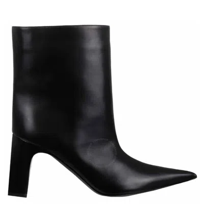 Balenciaga Black Blade Leather Ankle Boots