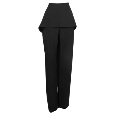 Pre-owned Balenciaga Black Blended Wool Pants