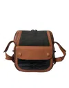 Balenciaga Black Brown Exotic Skin Leather Vertical Crossbody Purse Women's Bag In Multi