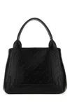 Balenciaga Structured Xs Handbag In Navy In Black
