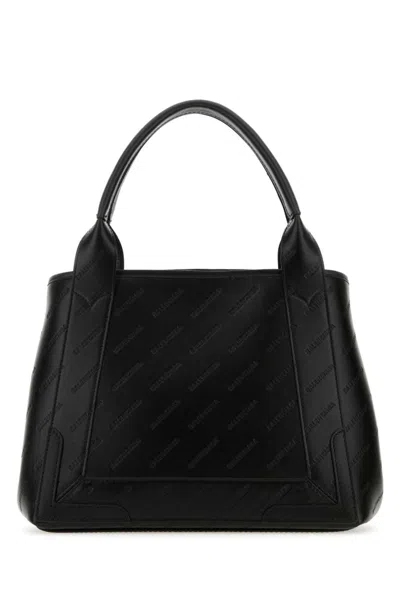 BALENCIAGA BLACK CABAS HANDBAG