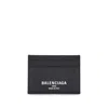 Balenciaga Logo-print Grained Leather Card Holder Accessories