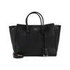 Balenciaga Women Black Leather Mini Carry All Hampton Shopping Bag In Black