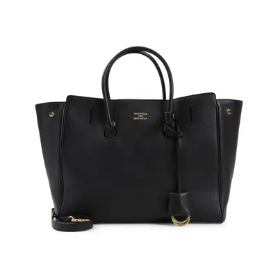 BALENCIAGA BALENCIAGA BLACK CALF LEATHER HANDBAG