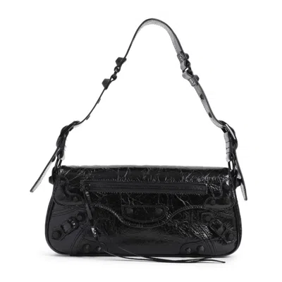 Balenciaga Black Calfskin Le Cagole Sling S Shoulder Bag