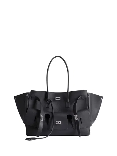 BALENCIAGA BALENCIAGA BLACK CALF SKIN BAGS